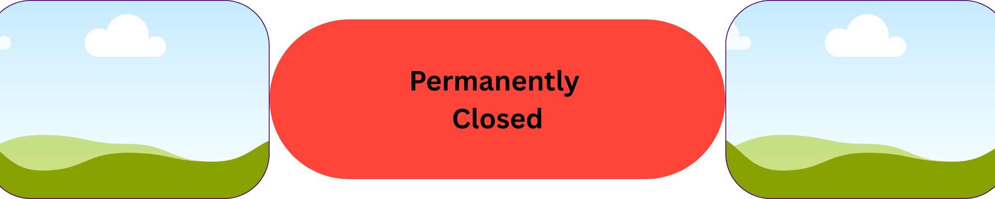 Thrift Store Permanently Closed